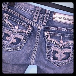 Rock Revival jeans Straight leg. Size 28